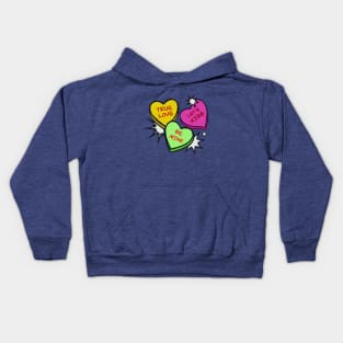 CANDY HEART LOVE Kids Hoodie